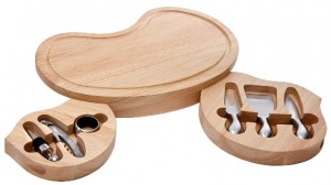 6 pc swing-out deluxe cheese and wine board